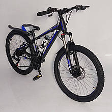 Гірський алюмінієвий велосипед S300 BLAST-БЛАСТ 27,5 дюйма Японія Shimano Чорно-Синій