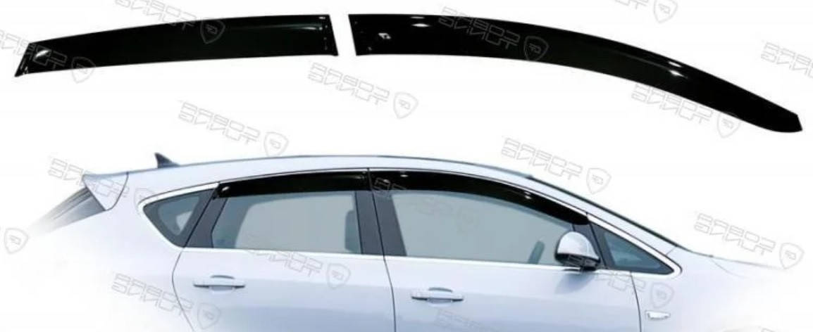 

Дефлекторы окон (ветровики) Opel Astra J 5d hatchback 2009-2016, ANV - Cobra Tuning, O11710