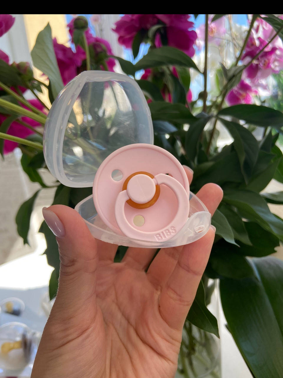 

Соска BIBS 0-6 мес, Blossom, Розовый