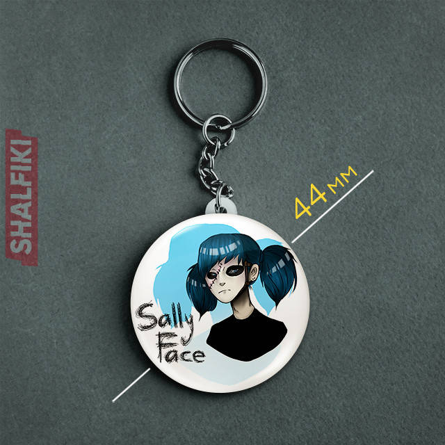 

"Салли Фейс / Sally face" брелок круглый Ø44 мм, Разные цвета