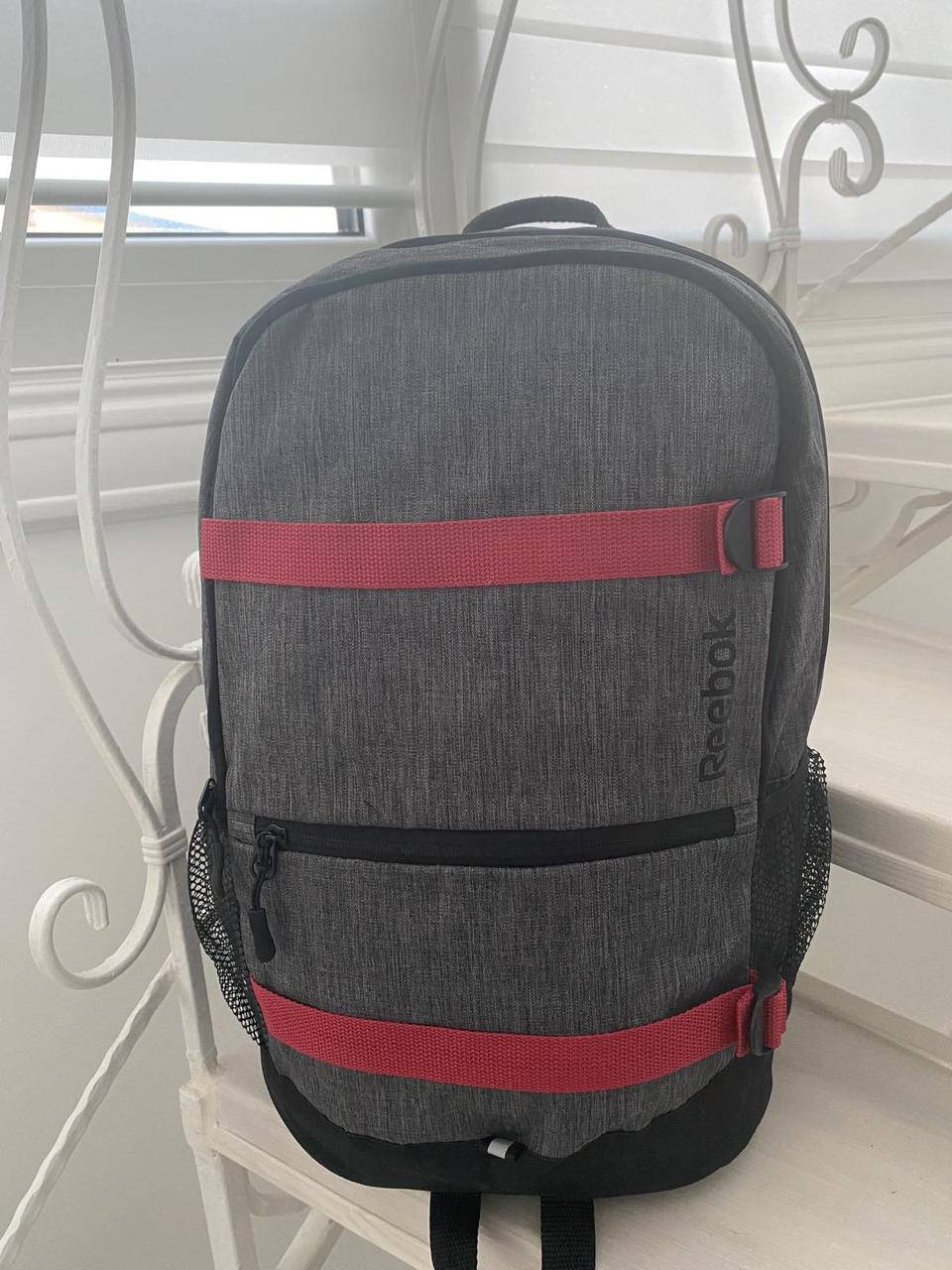 

Рюкзак спортивный дорожный тканевый на молнии 46*28 см принт Panda2, Серый