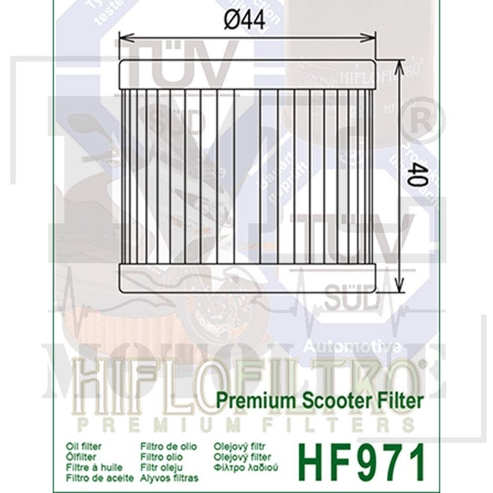 

Масляный фильтр HIFLO HF971