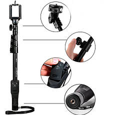 Монопод Yunteng YT-1288 bluetooth з пультом, селфі палиця, фото 4