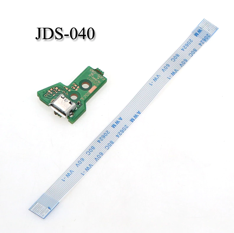 Плата живлення, модуль зарядки Micro USB Dualshock 4 JDS-040 + шлейф живлення, фото 1