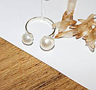 Каблучка Miss Dior з білим перлами, фото 3