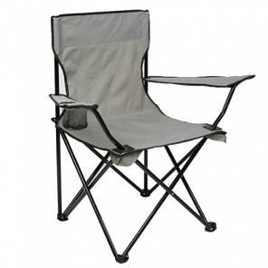 Складаний стілець для туризму та риболовлі Camping Quad Chair (сірий), фото 3
