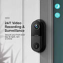 Водонепроникний IP Wi Fi відео домофон дверний дзвінок HeimVision Greets C1 2K. HeimLife, фото 4