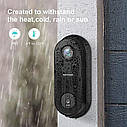 Водонепроникний IP Wi Fi відеодомофон дверний дзвінок HeimVision Greets C1 2K. HeimLife, фото 5