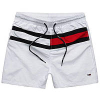 Чоловічі пляжні шорти (плавки) для купання Tommy Hilfiger, колір білий, різні розміри