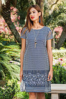 Женское платье с вышивкой Indiano 1416 I-1v/c 42(S) Синий