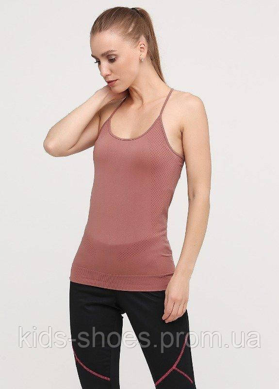 Жіноча безшовна стягувальна майка пудра Crivit Yoga Vest 36-44