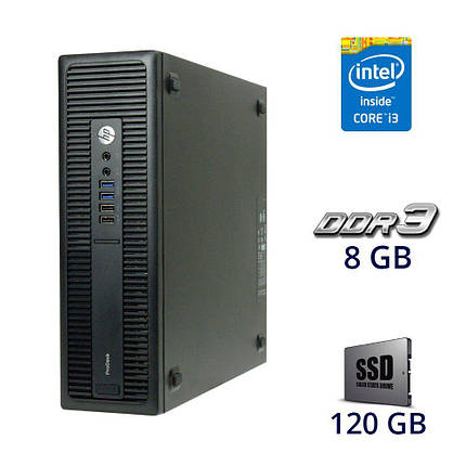 Комп'ютер HP ProDesk 600 G2 SFF/ Core i3-6100/ 8 GB RAM/ 120 GB SSD/ HD 530, фото 1