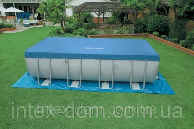 Купить Тент для ПРЯМОУГОЛЬНОГО каркасных бассейнов Intex (549*274СМ ...