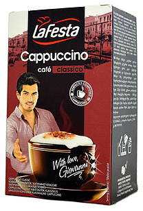 Капучино класичне La Festa Classico 10 пакетиків по 12,5 грамів.