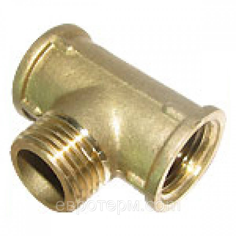 Трійник посилений латунний 1/2в - 1/2н - 1/2в, фото 1