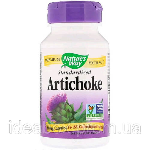 Артишок Nature's Way Artichoke Standardized 60 капсул (NWY64600) IX ...