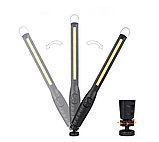 Ліхтарик BL 821 + з магнітом COB 18650 battery usb charge, фото 3