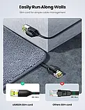 Ethernet-кабель 2м UGREEN Cat7 Gigabit RJ45 LAN Високошвидкісний мережевий патч-корд 10 Гбіт / с, фото 9