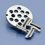 Нержавійка ніж та решітка для м'ясорубки Braun Power Plus G3000 G1300 G1500 G1100 4195 8мм, фото 4