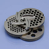 Решітки 3шт і ніж для м'ясорубки Braun Power Plus G1500, G1300, G3000, G1100, фото 2