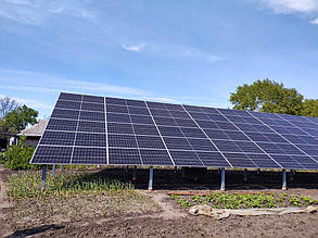 Монтаж СЭС с.Дмитровка 33 кВт 1