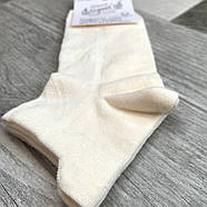 Шкарпетки жіночі короткі бавовна з сіткою Елегант Fitness, 23-25 розмір, молочні, 01777, фото 2