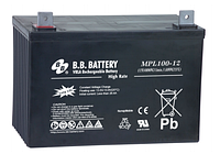 Аккумулятор BB Battery MPL100-12 / UPS12400XW 12В 100Ач AGM 12 лет