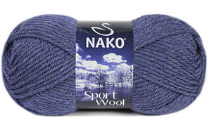 Nako SPORT WOOL / Спорт Вул / 25% вовна,75% акрил