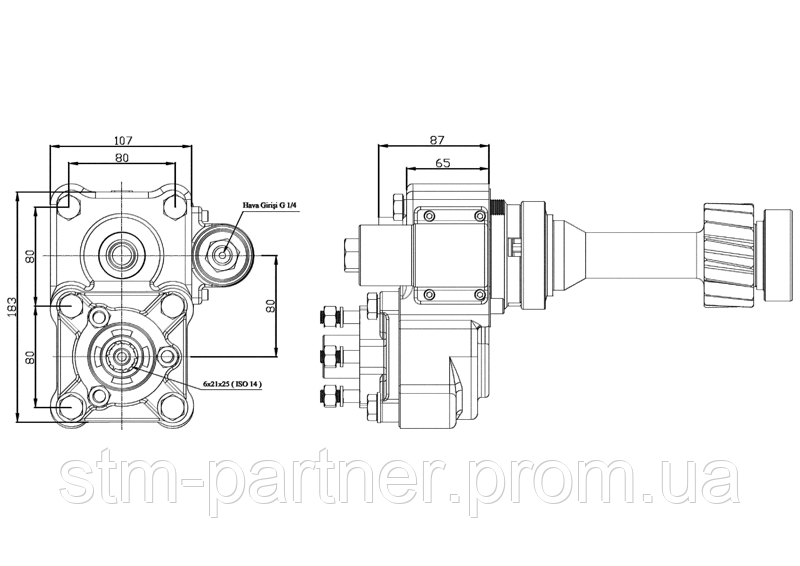 Коробка отбора мощности (КОМ) ZF 9S186 (1291), 9S1110, 9S1115 для BMC - FORD - IVECO - MAN - RENAULT - фото 3 - id-p216303938