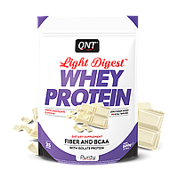 Сироватковий протеїн концентрат QNT Light Digest Whey protein 500 грамів Білий шоколад