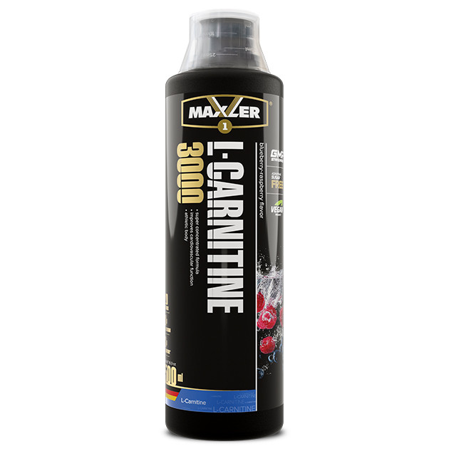 L-карнітин Maxler L-Carnitine 3000 500 мл Чорниця малина, фото 1