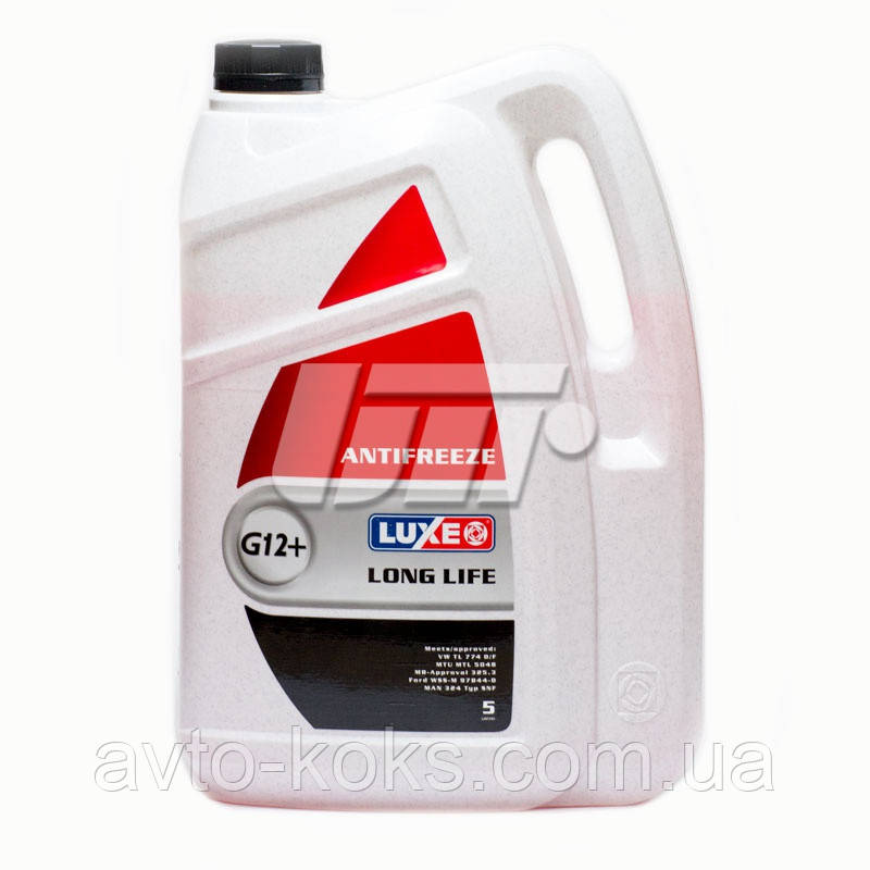 Антифриз Luxoil Long Life G12+ (червоний) 5L