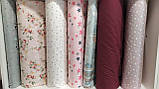 Турецька натуральна тканина люкс бежевий різних кольорів 100% бавовна для пошиття постільної білизни, пелюшок, фото 6