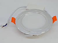 NV 5W 4000К срібний точковий світлодіодний світильник панель (корпус срібло)