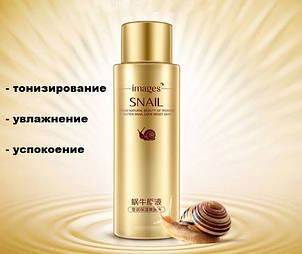 Зволожуючий тонер для обличчя з муцином равлика Images Snail Toner, 120 мл, фото 2