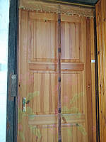 Антимоскитная сетка штора 90х210см на дверь на магнитах с цветами