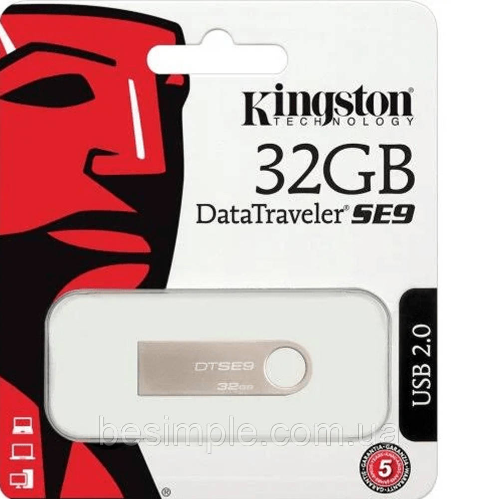 Флешка 32 Гб, USB флеш-драйв KINGSTON 32 GB - фото 5 - id-p1440046161