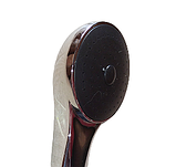 Лійка душова проста чорна., фото 2