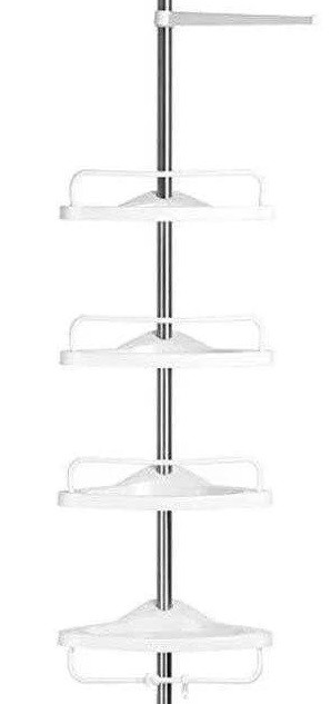 Полиця для ванної кімнати Heaven And Earth Rack TM-011 кутова, біла