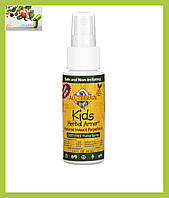 Натуральний спрей від комарів і комах, для дітей і дорослих, All Terrain, Kids Herbal Armor, 59 м