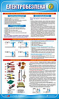Стенд. Електробезпека. 0,6х1,0. Пластик