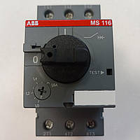 Автомат защиты двигателя ABB MS116 1,6A