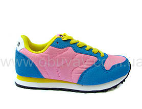 Дитячі кросівки для дівчат на липучках  Giolan. Розмір 29,35.
