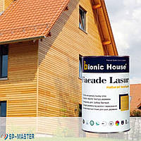 Фасадна лесіруюча фарба для дерева на лляній олії "FASADE LASUR" 1 л Bionic House (Біонік Хаус)
