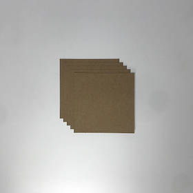 Набір картону крафт, 120*120 мм (20 шт)