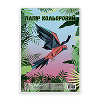 Бумага цветная Мицар двухсторонняя А4 10 цветов 10 листов 80 г / м2 арт. КП-004-МВ