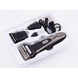 Машинка для стриження 3 in 1 Gemei GM 598 Чорна, фото 2