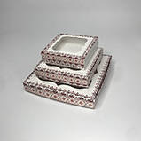 Коробка для пряника, 200*200*30 мм, з вікном, "Вишиванка", фото 6