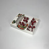 Коробка для пряника, 120*120*30 мм, з вікном, "Калина", фото 4