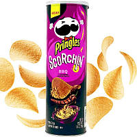 Острые чипсы Pringles Scorchin BBQ 158g